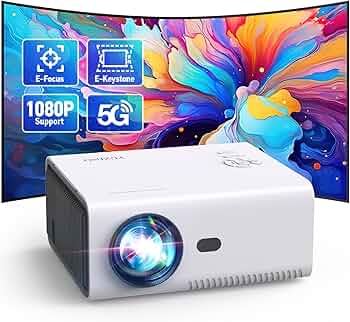 Amazon.com: Projector with WiFi and Bluetooth,【Electric Focus